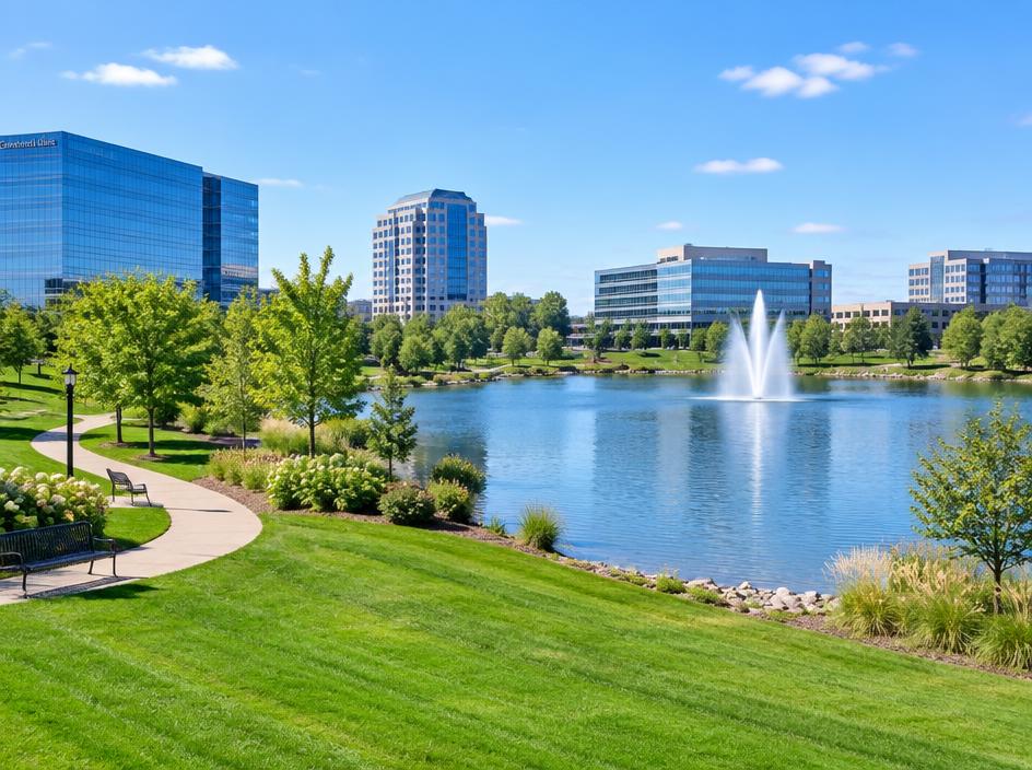 Centennial Lakes Park in Edina